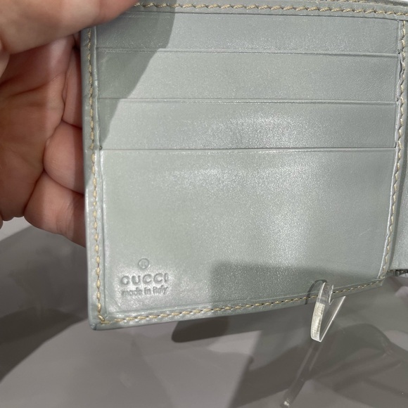 GUCCI Wallet GG Supreme 597609 Leather Grey Men's Women's - Picture 9 of 14